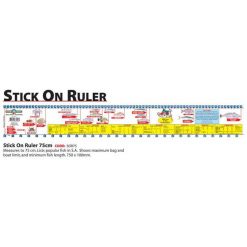 Lip Grips And Scales Neptune Fish Measure Sticker SA