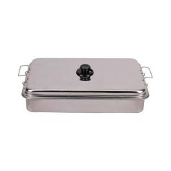 Deals Fishing Tools || Fishing-Storage Store 7 Fish Smoking Pryml Deluxe Stainless Steel Two Burner Fish Smoker